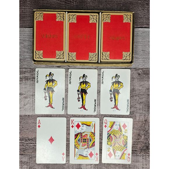 Blackstone Samba 3 Deck Canasta Vintage Playing CARDS Box Rule Pointers Books - Picture 4 of 7